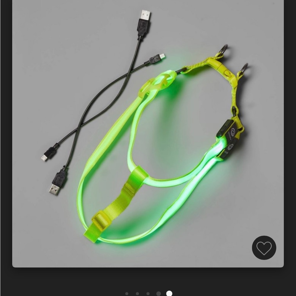 LED dog harness
